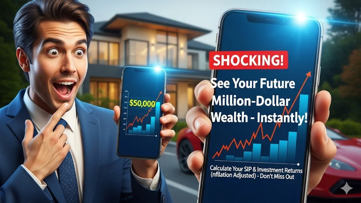 SIP & Investment Returns Calculator (Inflation Adjusted) – Calculate Your Future Wealth