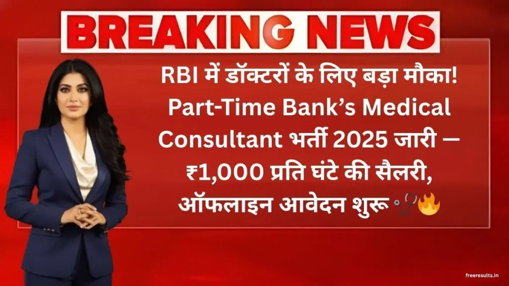 RBI BMC Recruitment 2025 Out!