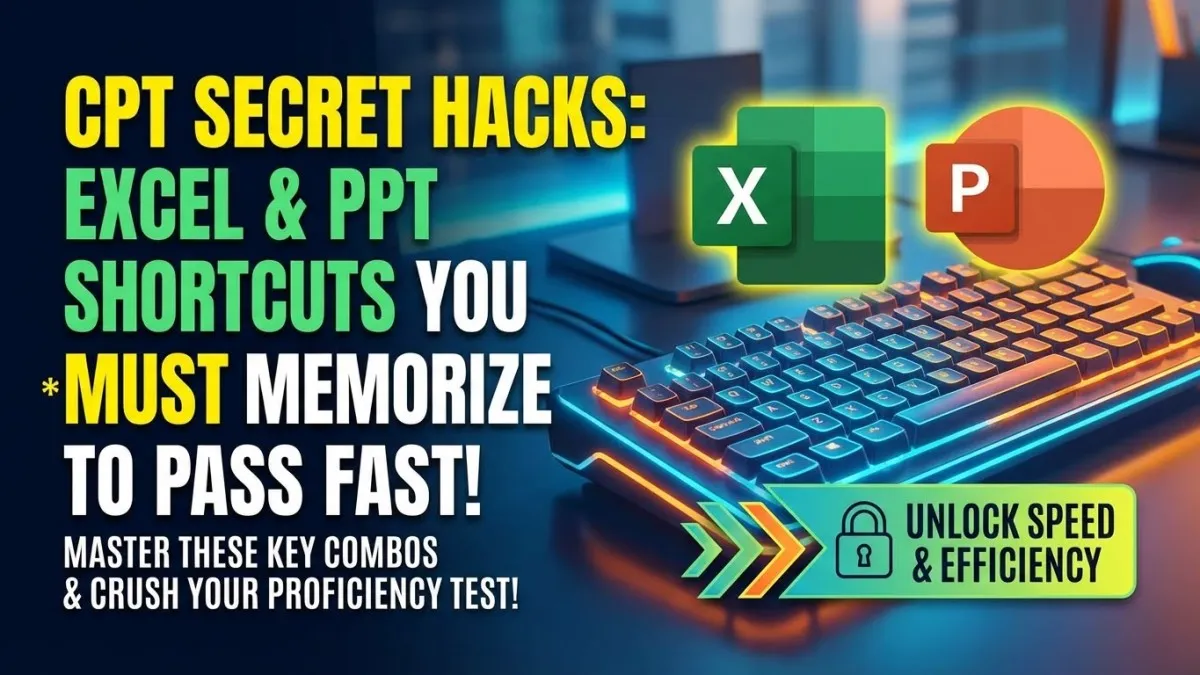 Shortcuts You Must Memorize for Excel/PPT