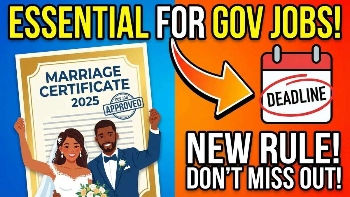 Marriage Certificate Registration 2025